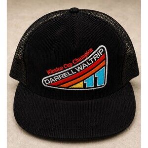 Darrell Waltrip 11 Hat Winston Cup Champion NASCAR Trucker Snapback USA Vintage